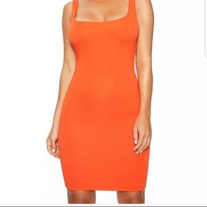 Naked Wardrobe Orange Mini Dress - Size M